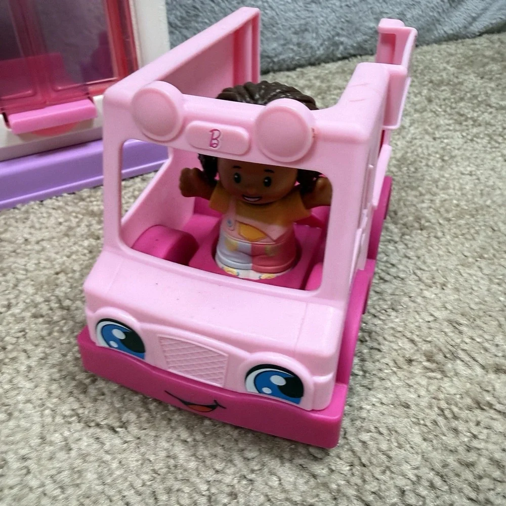 Fisher Price Little People Time For A Treat Ice Cream Shop Truck Vehicle Figures